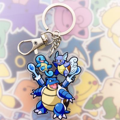 Squirtle Evolution Keyring