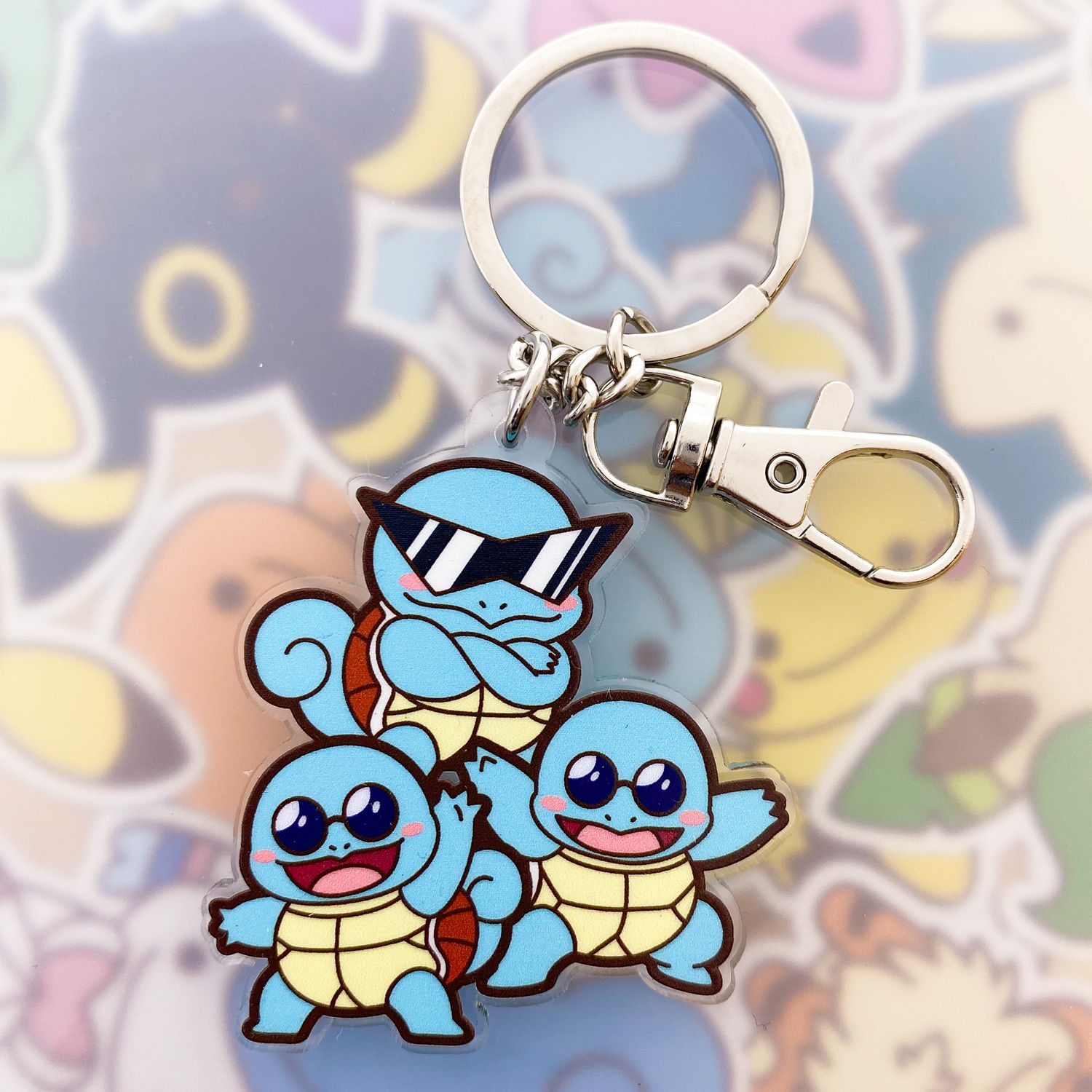 Squirtle Squad Keyring