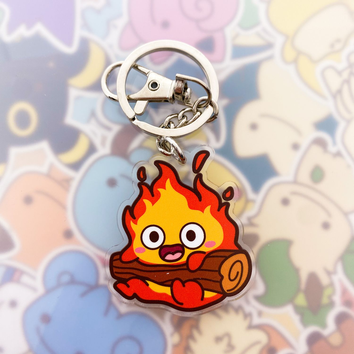 Calcifer 2 Keyring