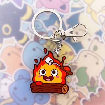 Calcifer 3 Keyring