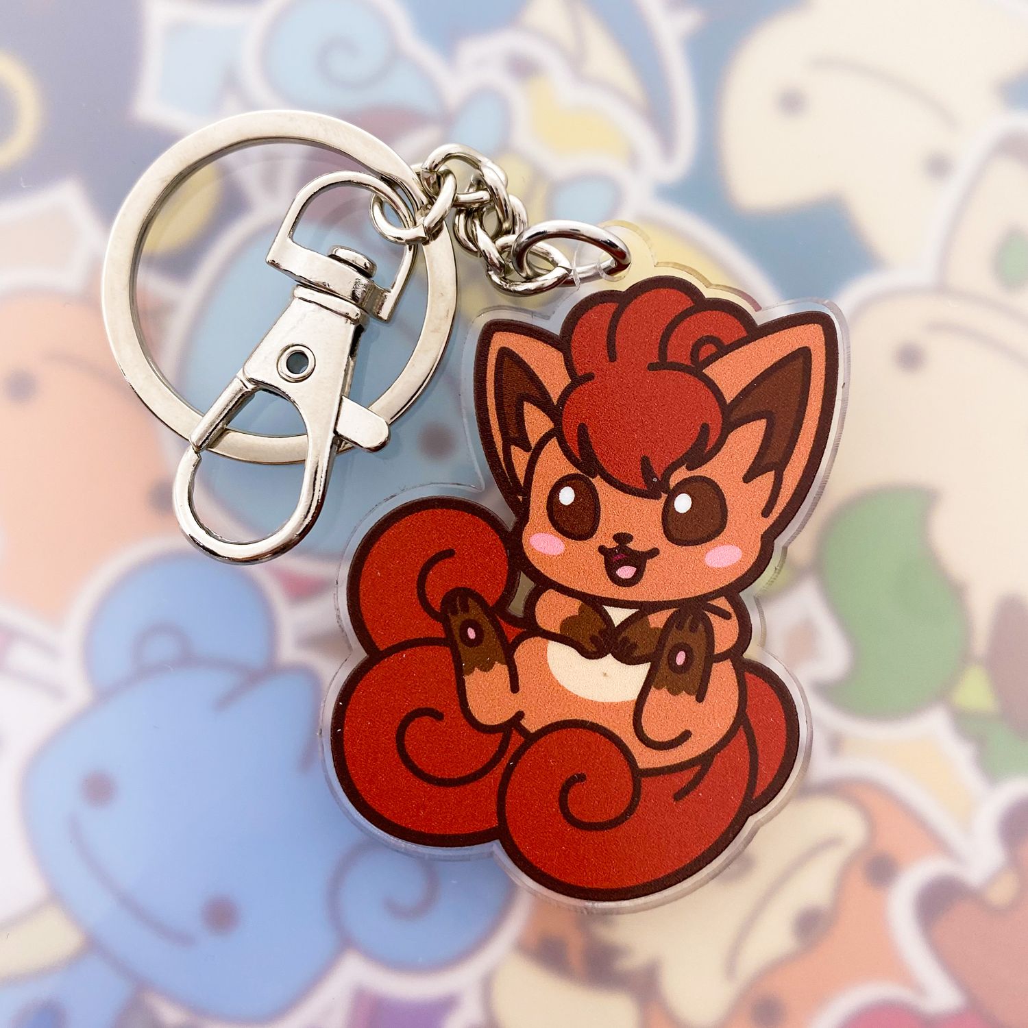 Vulpix Keyring