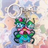 Bulbasaur Evolution Keyring