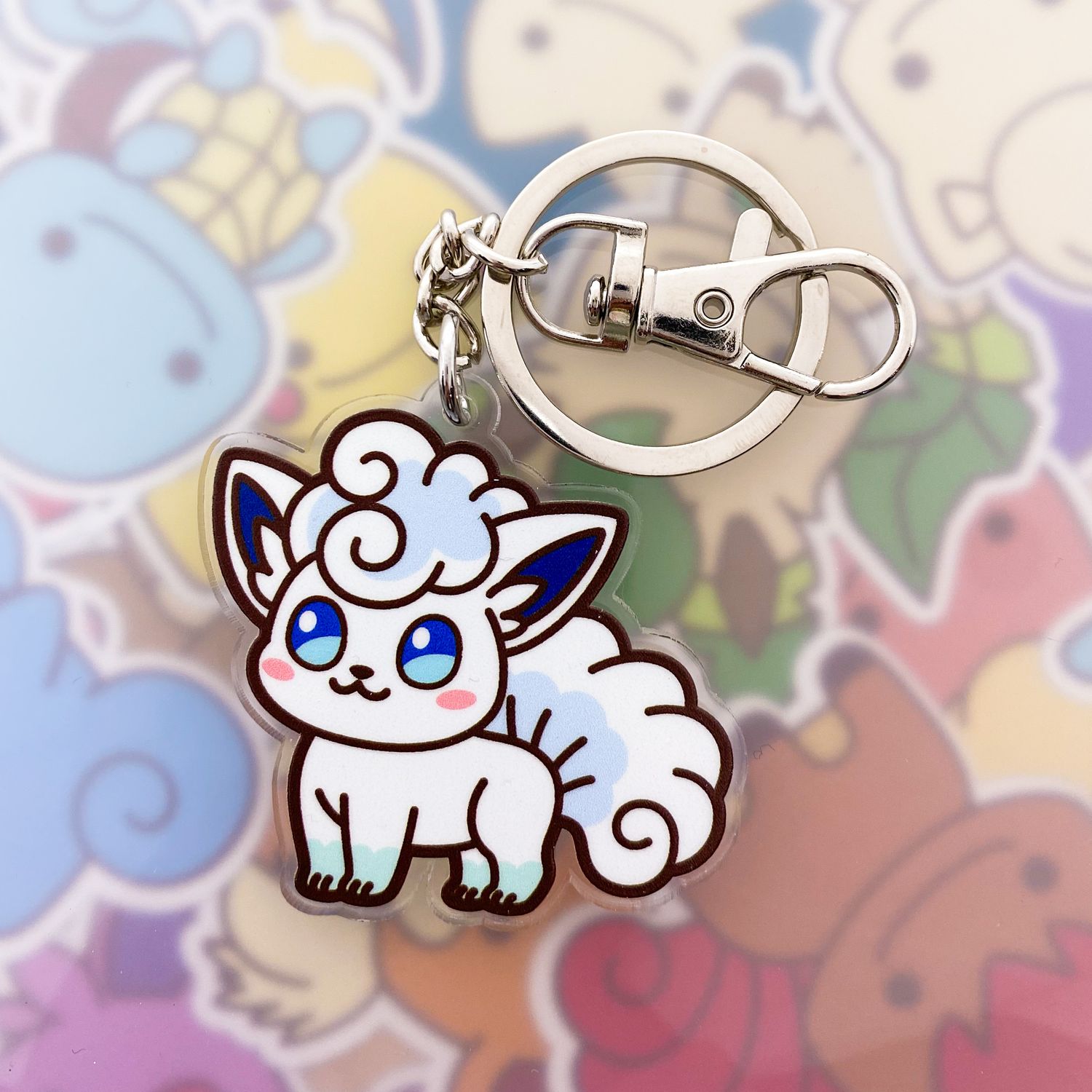 Alolan Vulpix Keyring