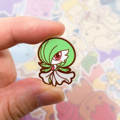 Gardevoir Acrylic Pin