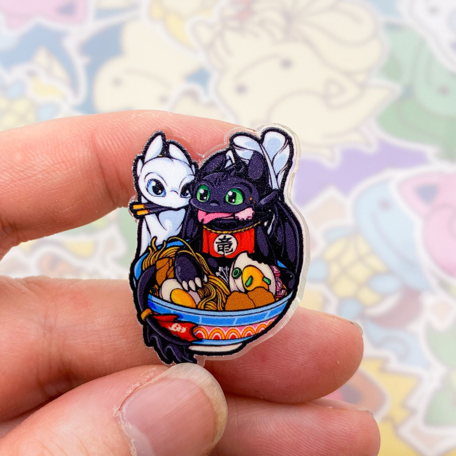 How to Train Your Dragon Ramen Acrylic Pin