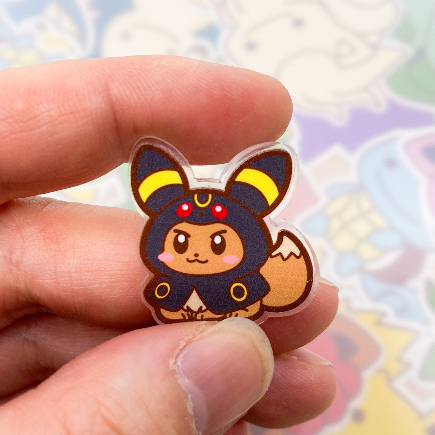 Umbreon Hoodie Acrylic Pin