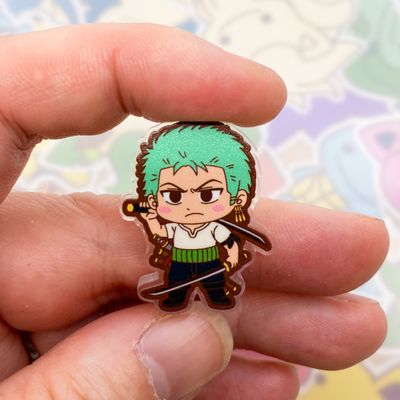 Zoro Acrylic Pin