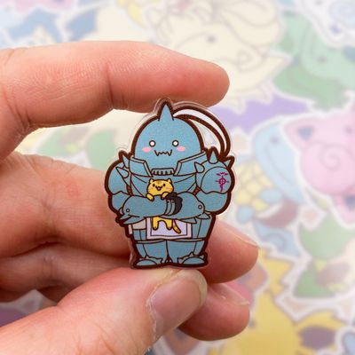 Alphonse Hoodie Acrylic Pin