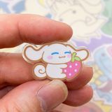 Cinnamoroll Strawberry Acrylic Pin