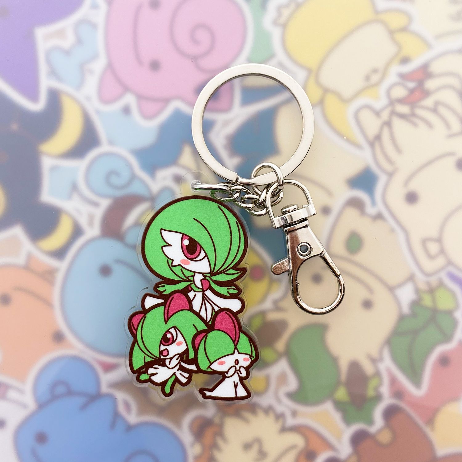 Ralts Kirlia Gardevoir Keyring