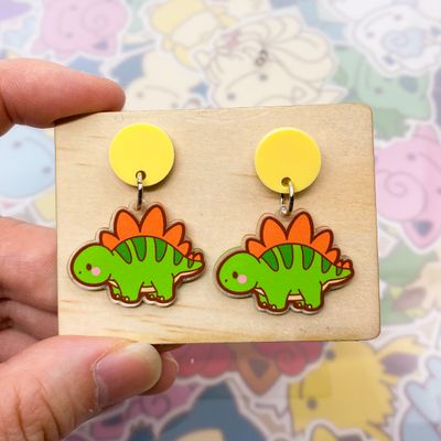 Stegasaurus Earrings