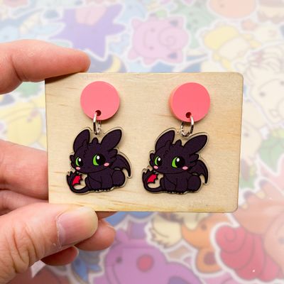 Toothless Earrings