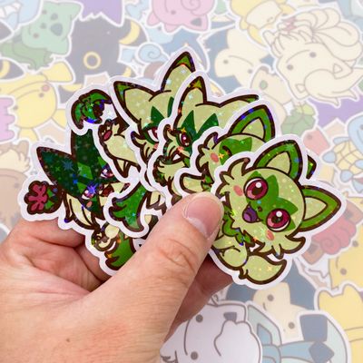 Sprigatito Floragata Meowscarada Sticker Pack