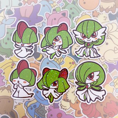 Ralts Kirlia Gardevoir Sticker Pack