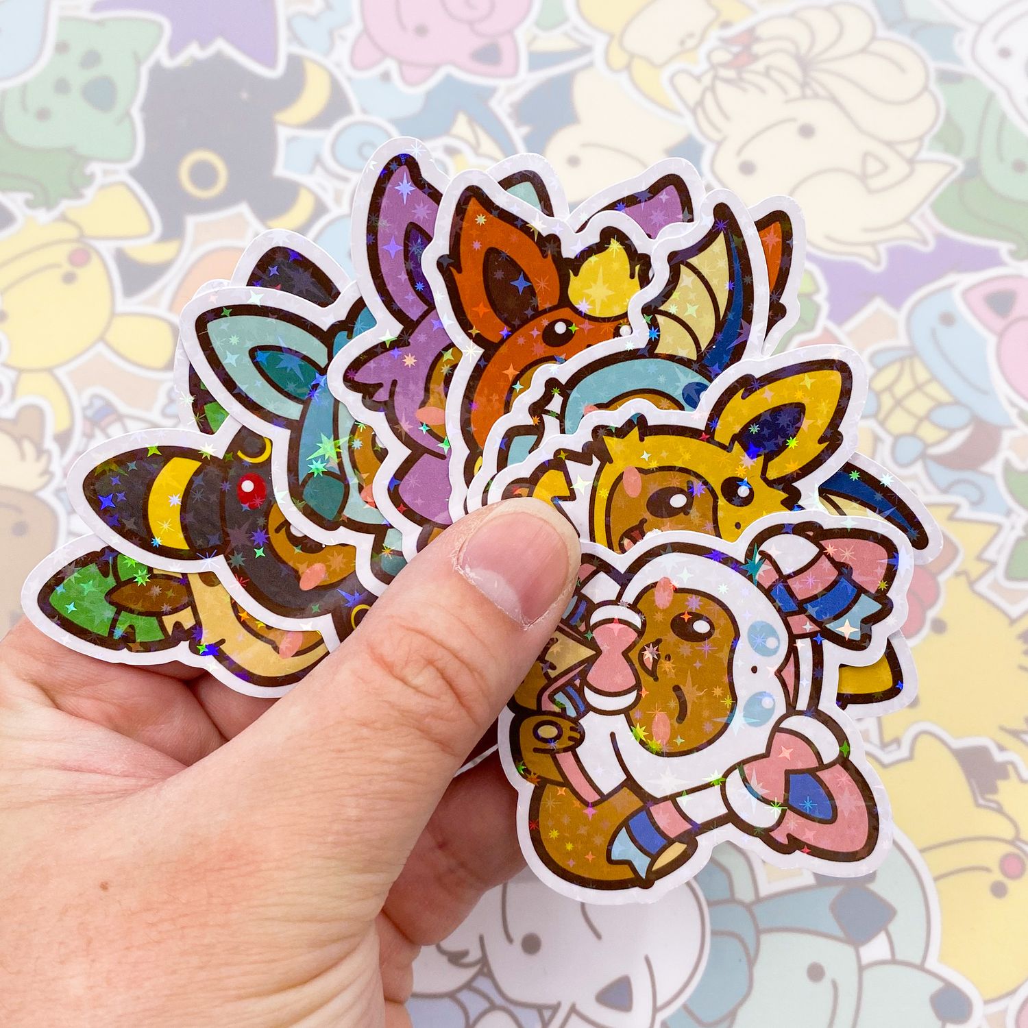 Eevee Hoodie Sticker Pack