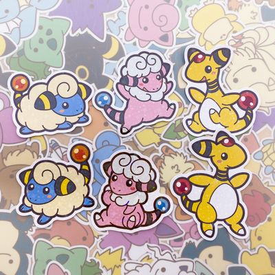 Mareep Evolution Sticker Pack