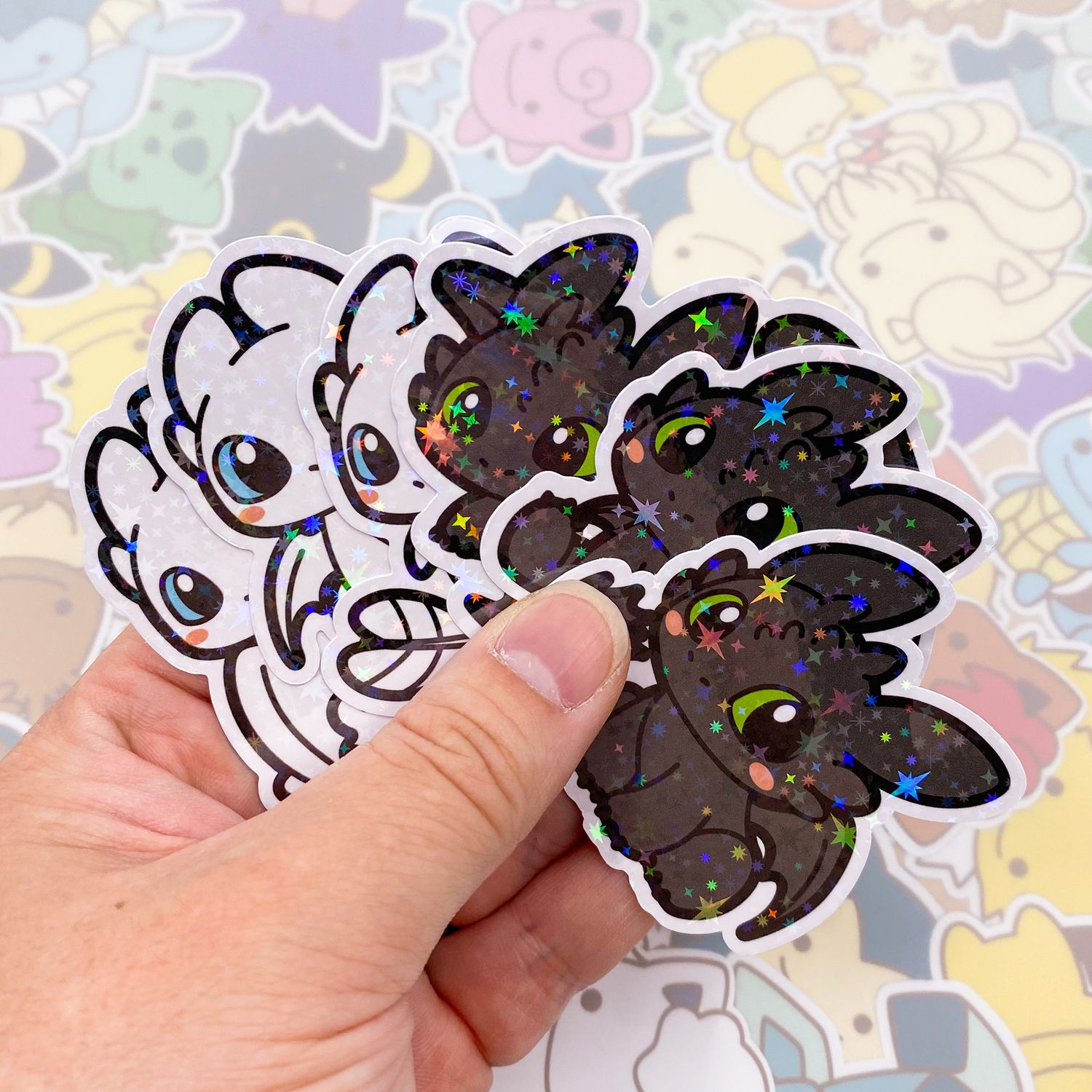 Toothless &amp; Lightfury Sticker Pack