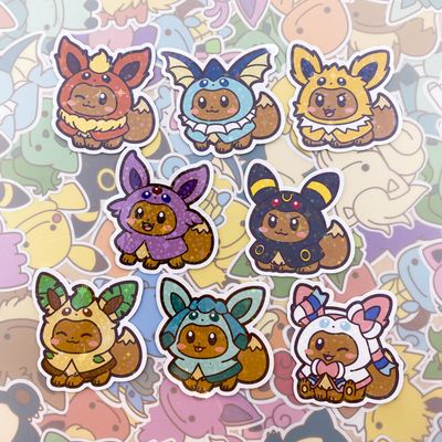 Eevee Hoodie Sticker Pack