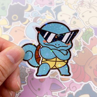 Squirtle Squad Boss Single Sticker