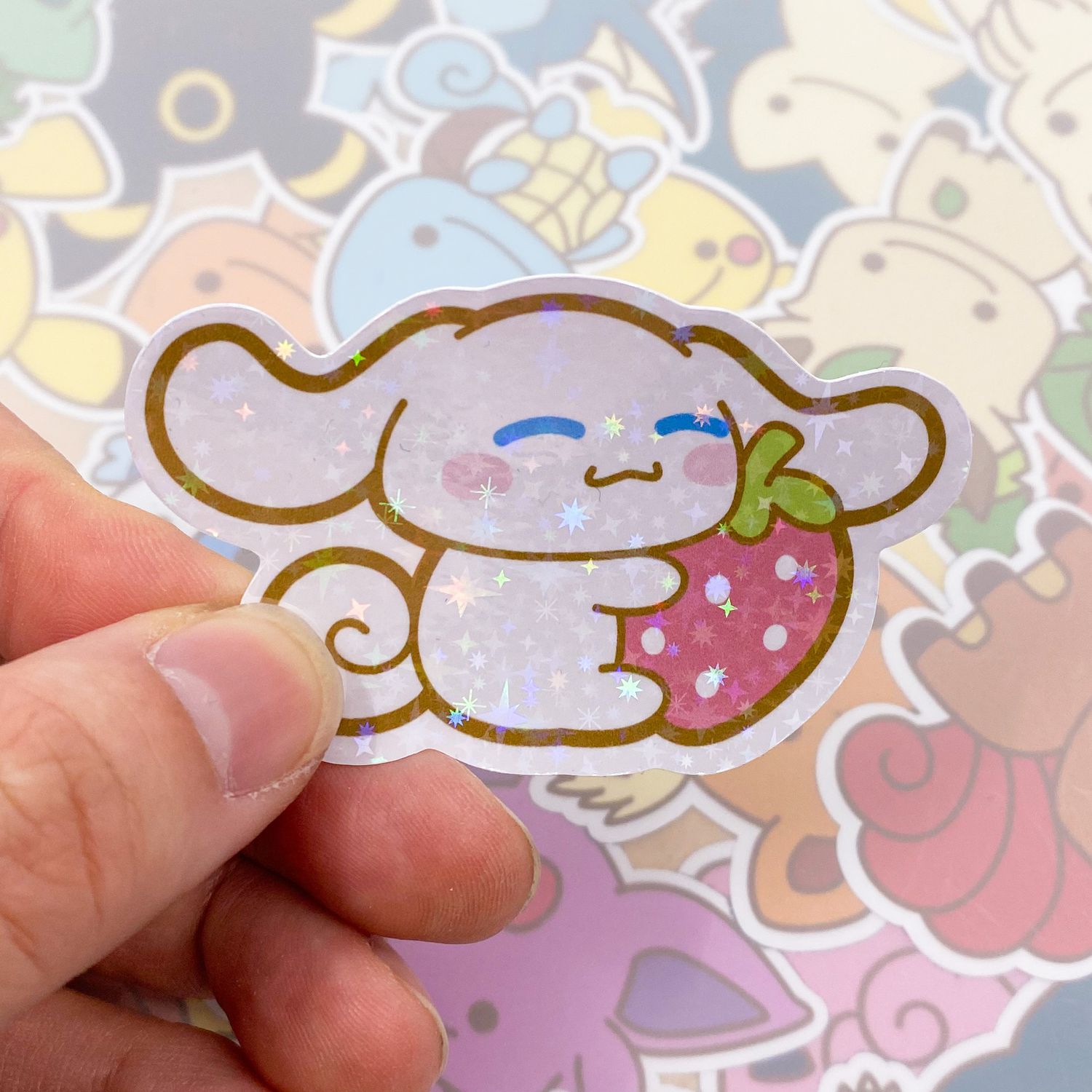 Cinnamoroll Strawberry Single Sticker
