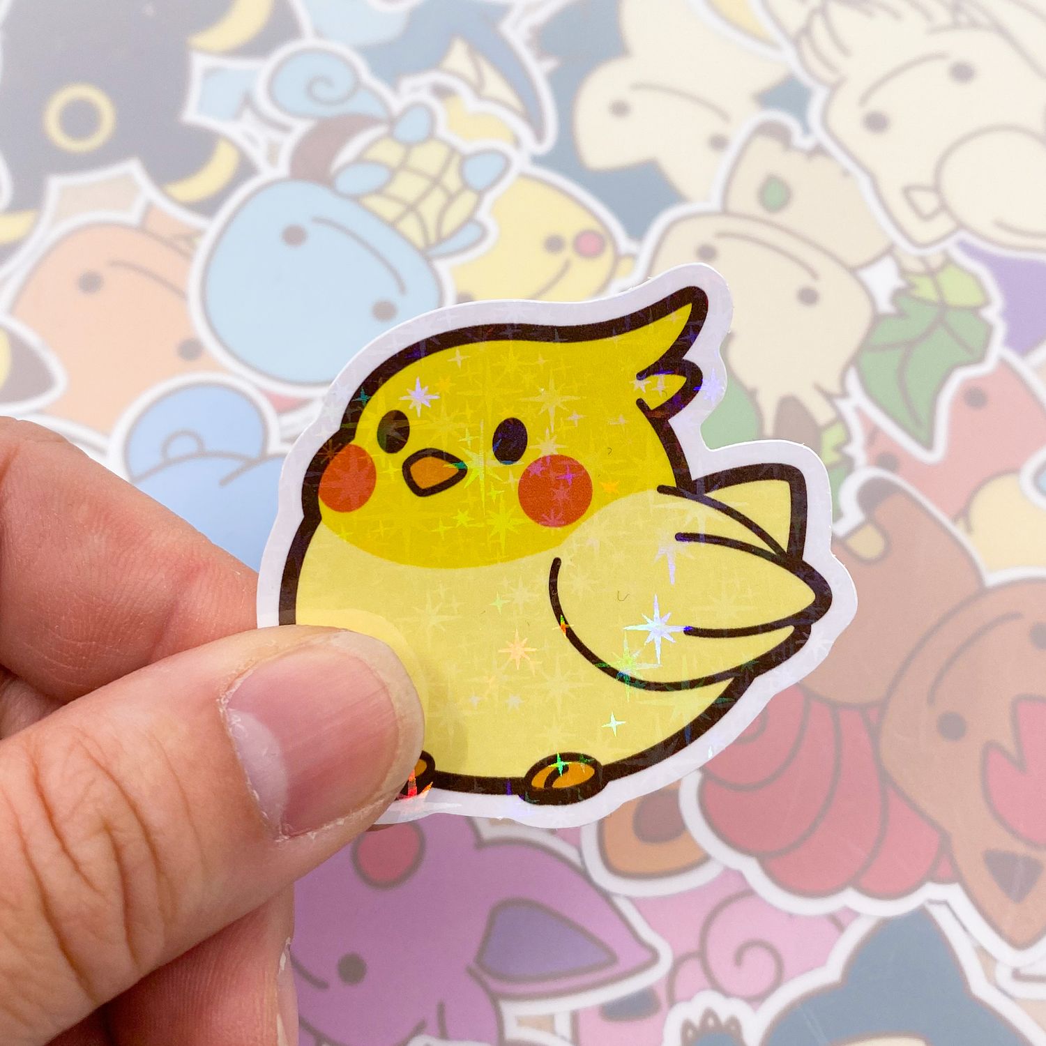 Yellow Cockatiel Single Sticker