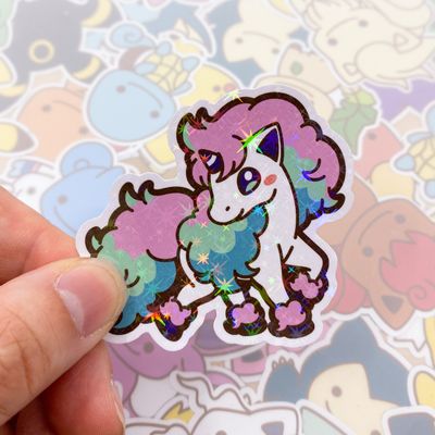 Galarian Ponyta Single Sticker