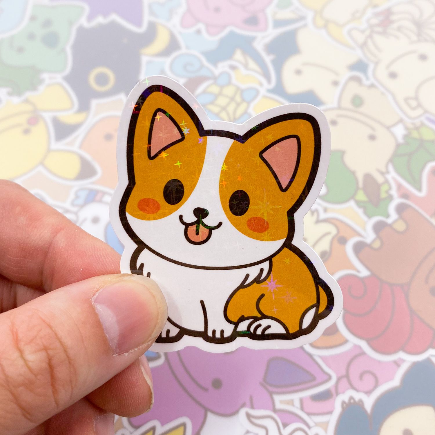 Corgi Single Sticker