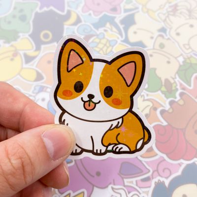 Corgi Single Sticker