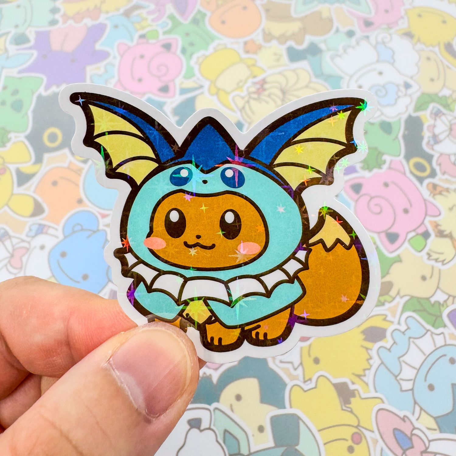 Hoodie Vaporeon Sticker