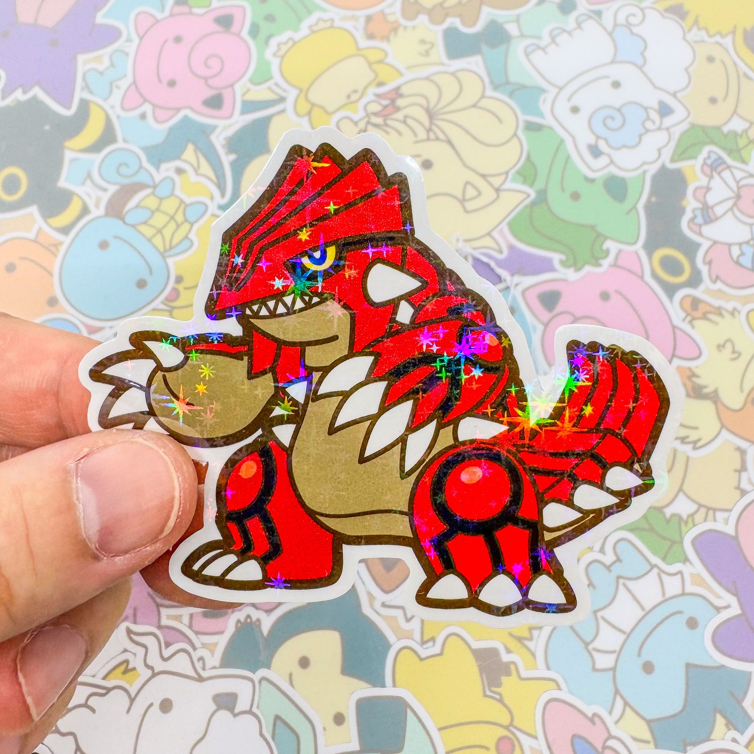 Groudon Single Sticker