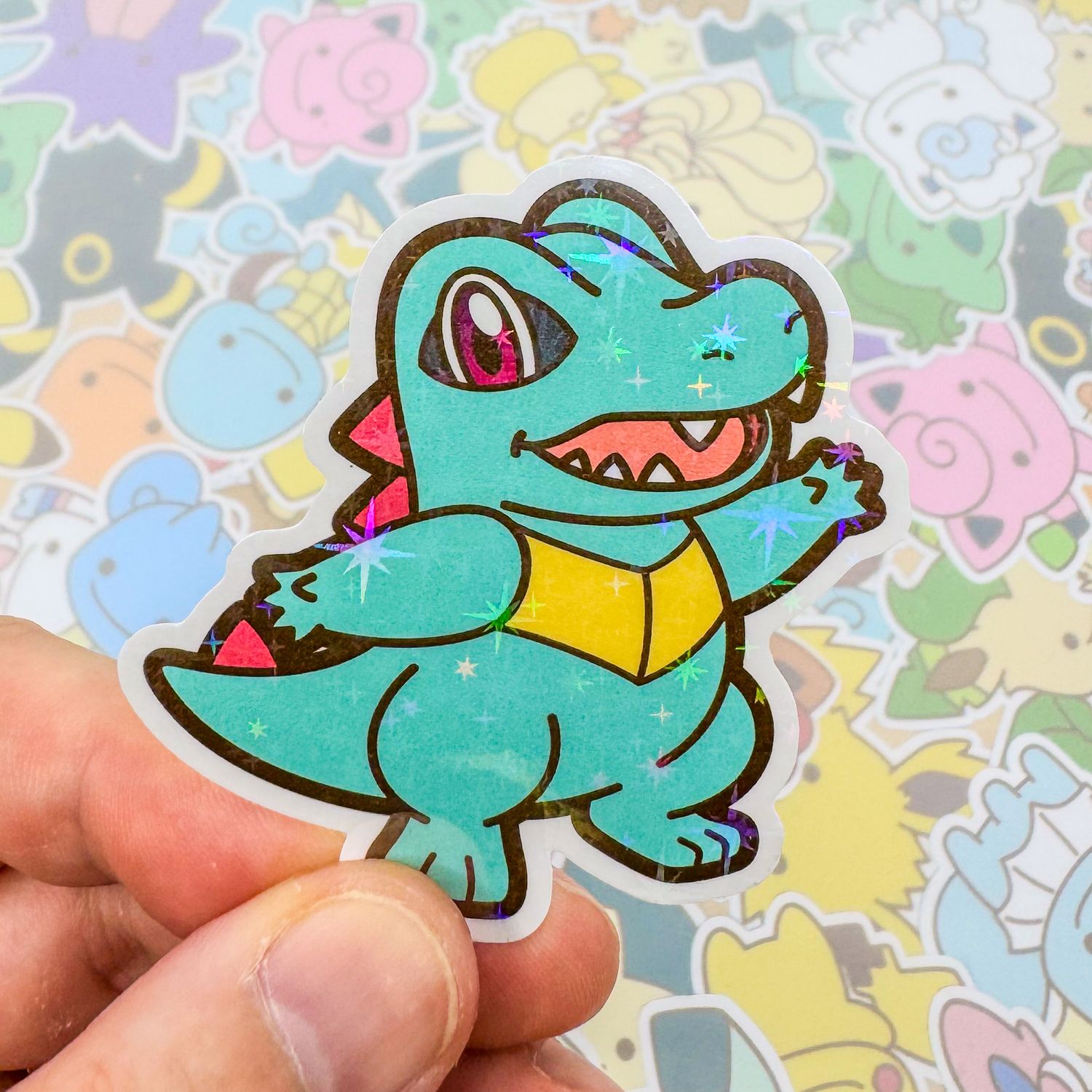 Totodile Single Sticker