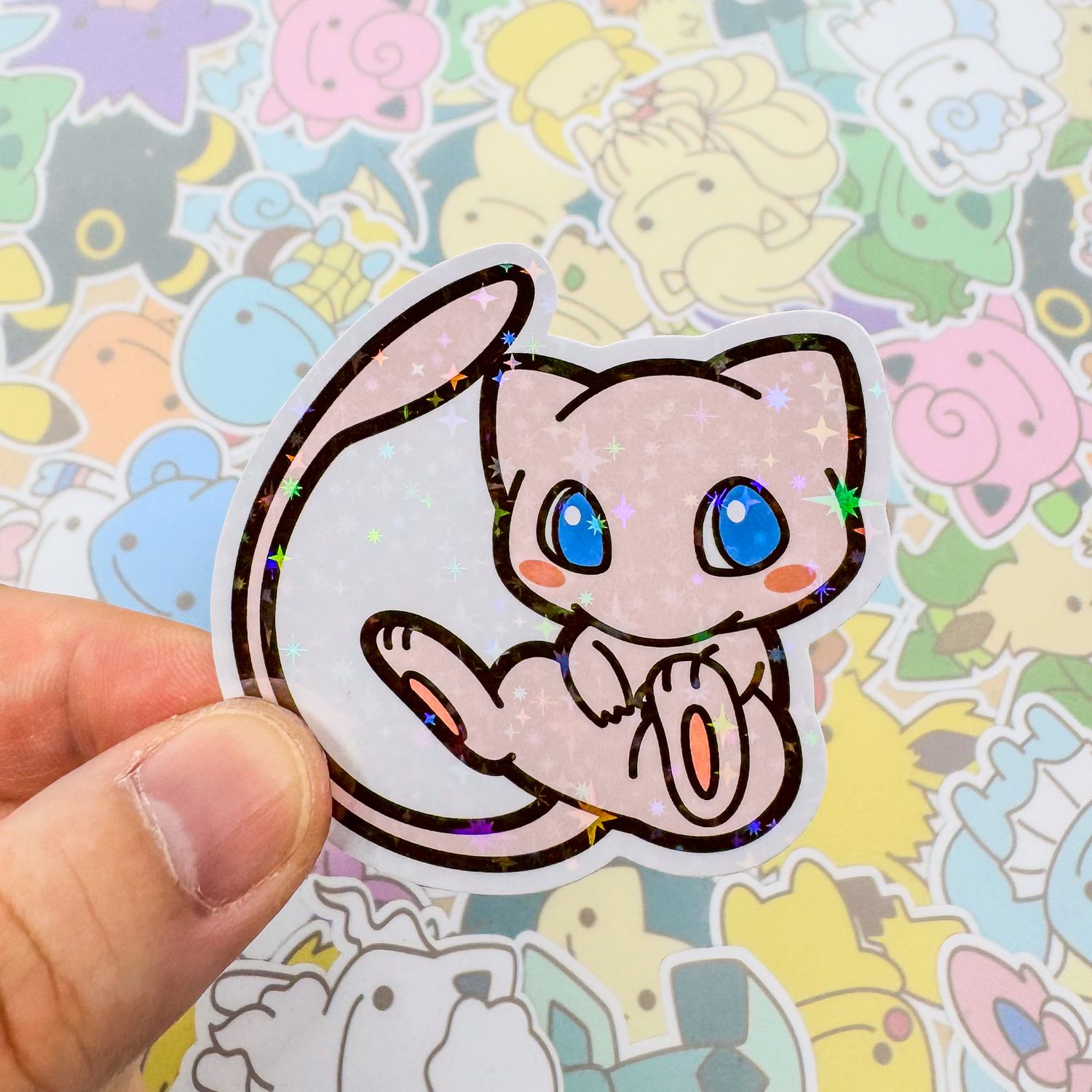 Mew B Single Sticker