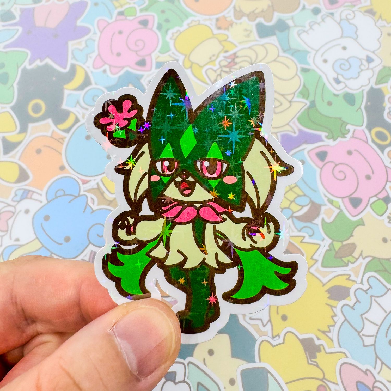 Meowscarada Single Sticker