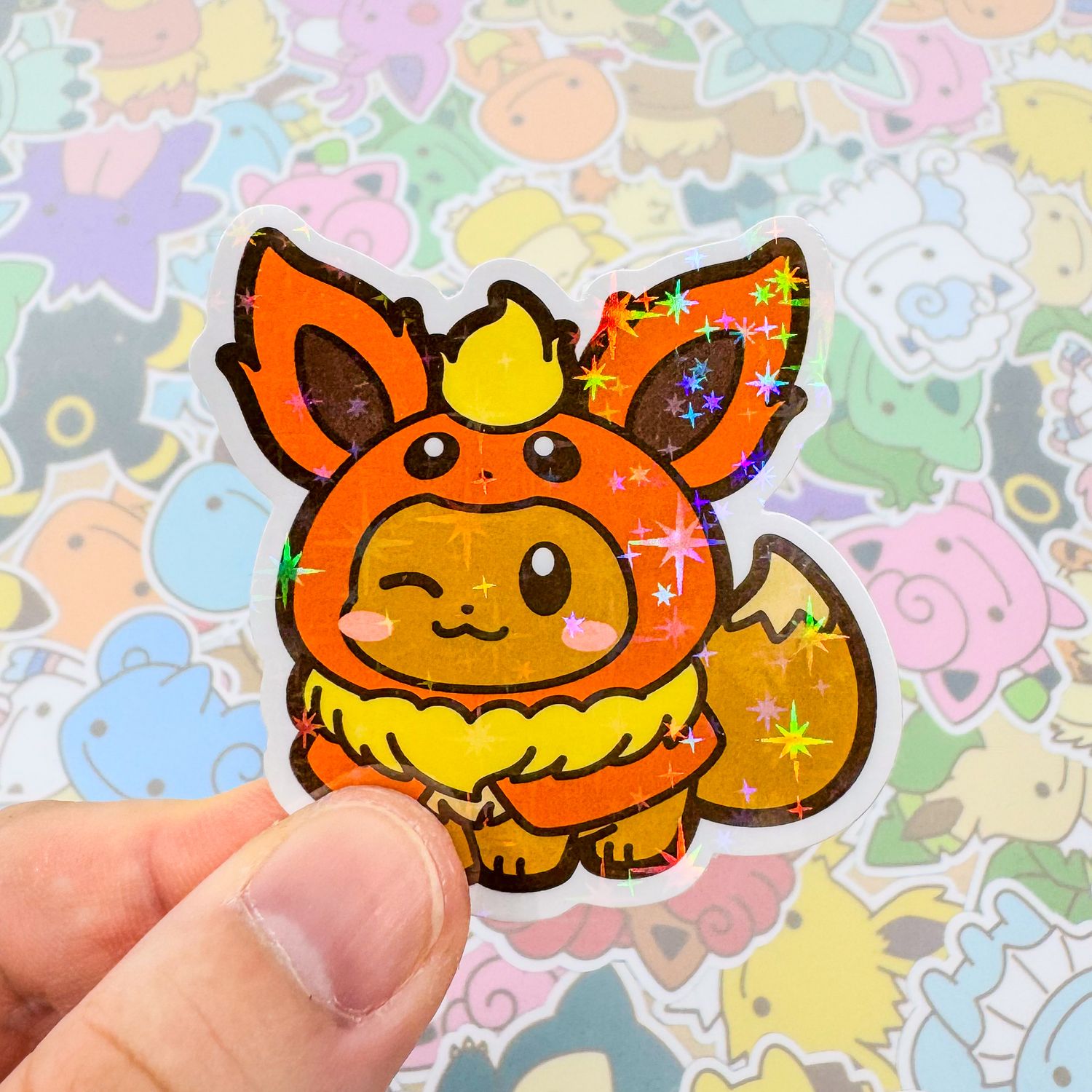 Hoodie Flareon Sticker