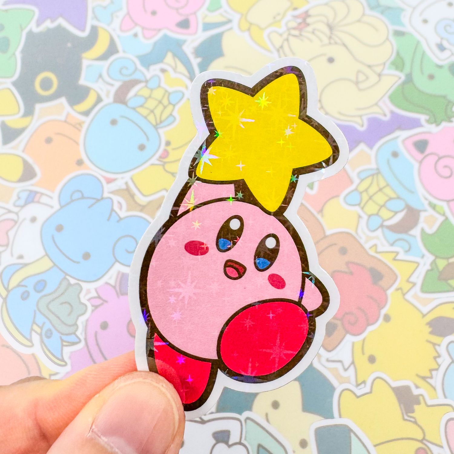 Kirby B Single Sticker