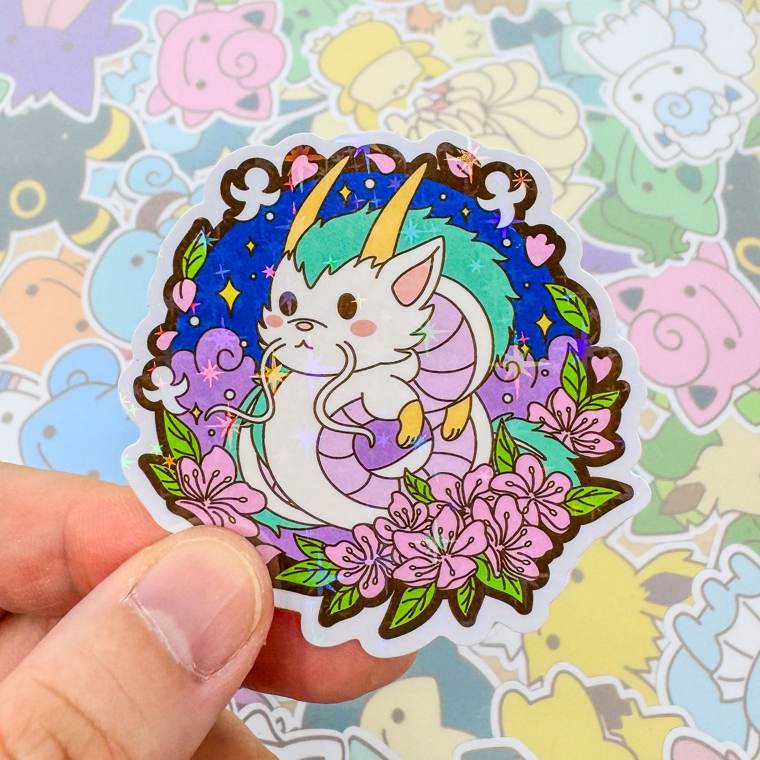 Haku Floral Single Sticker