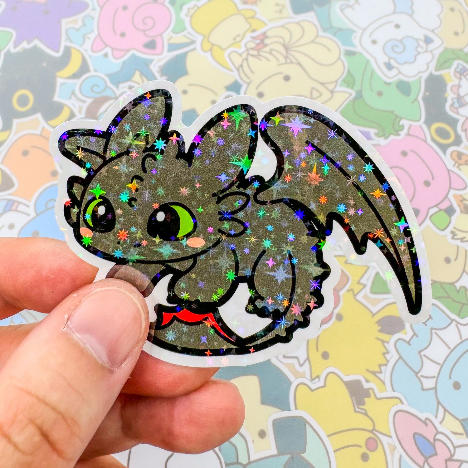 Toothless B Single Sticker