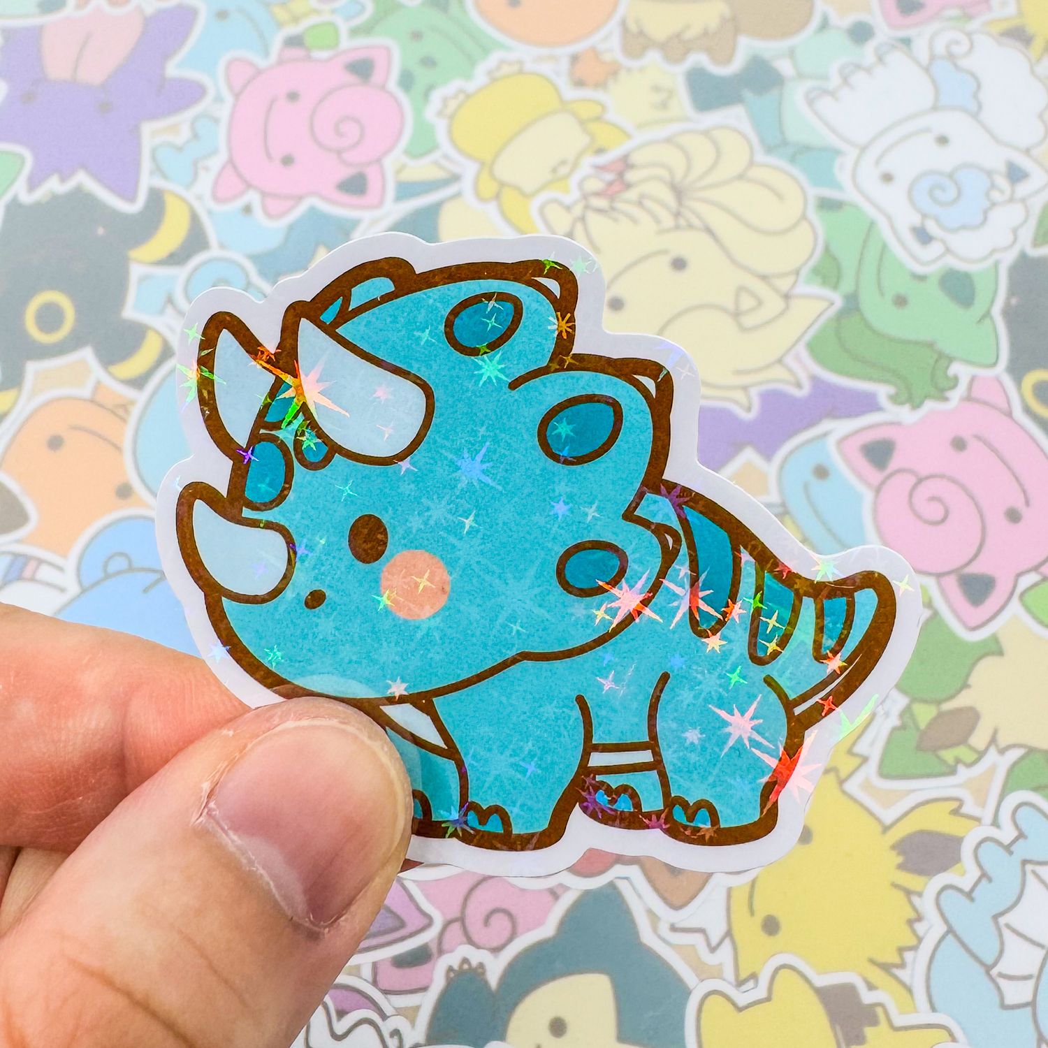 Triceratops Single Sticker