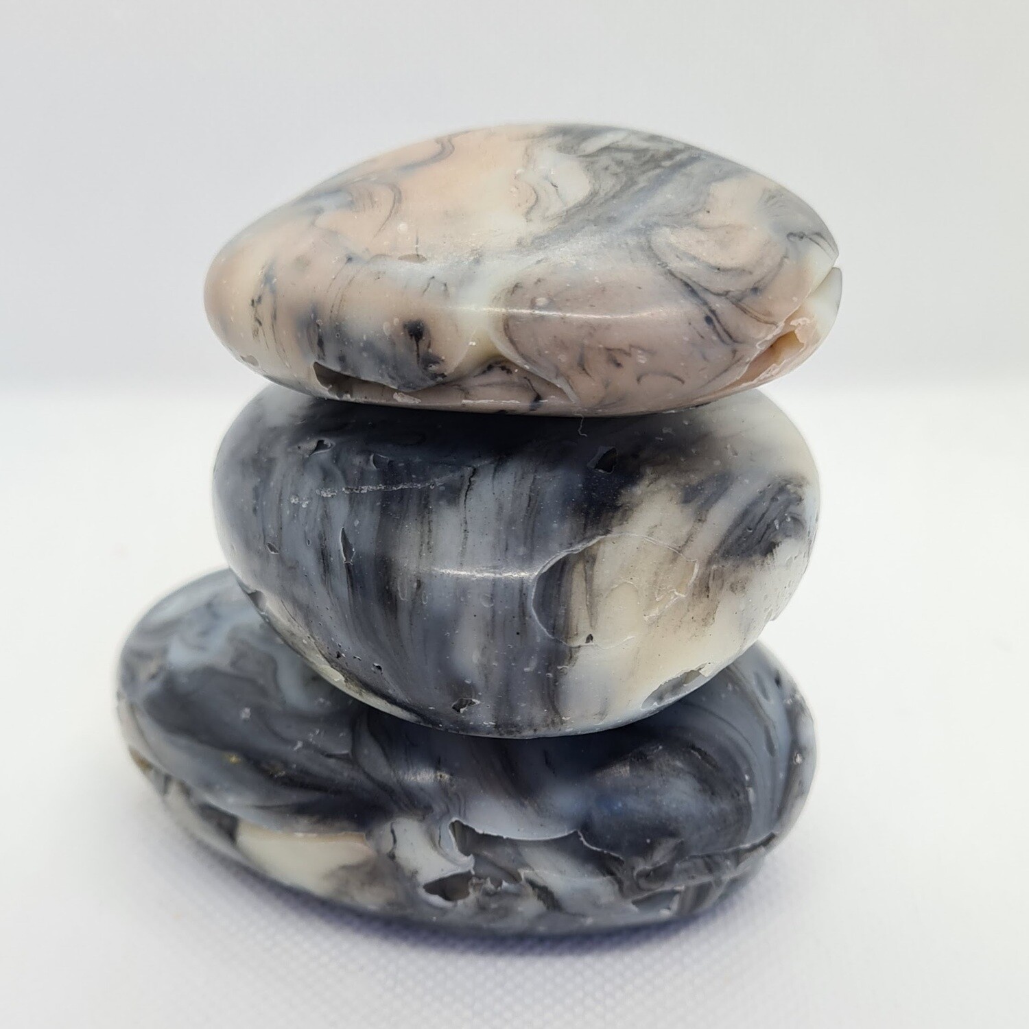 Soap Stacking Pebbles - set of 3x soaps