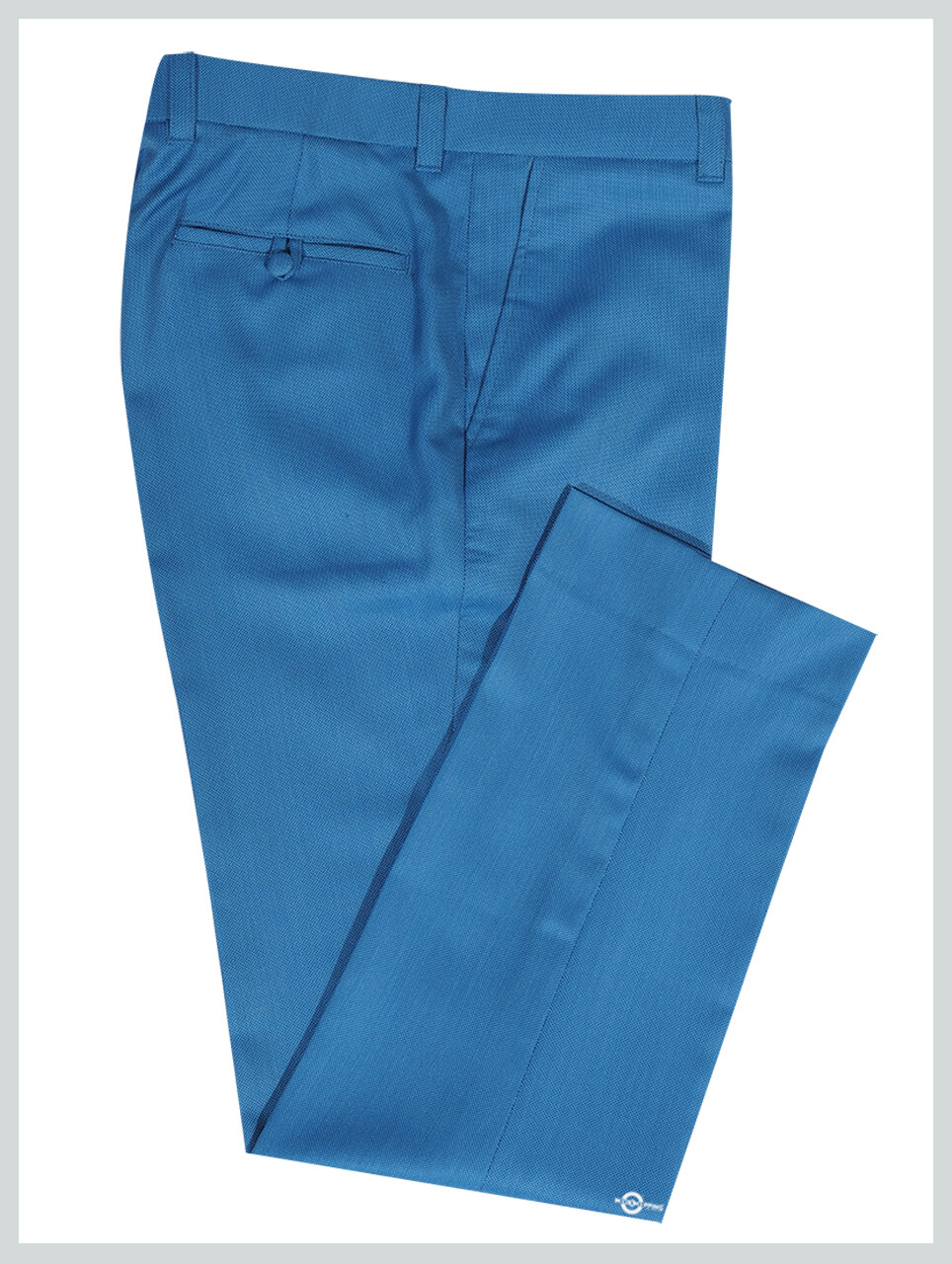 Mod Trouser | Deep Sky Blue Brid's  Eye Trouser