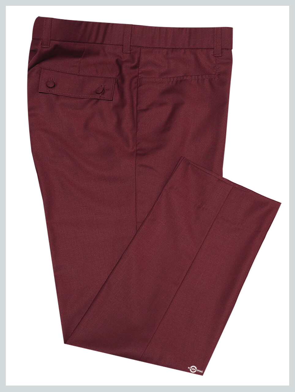 60's Style Trouser | Burgundy Trouser