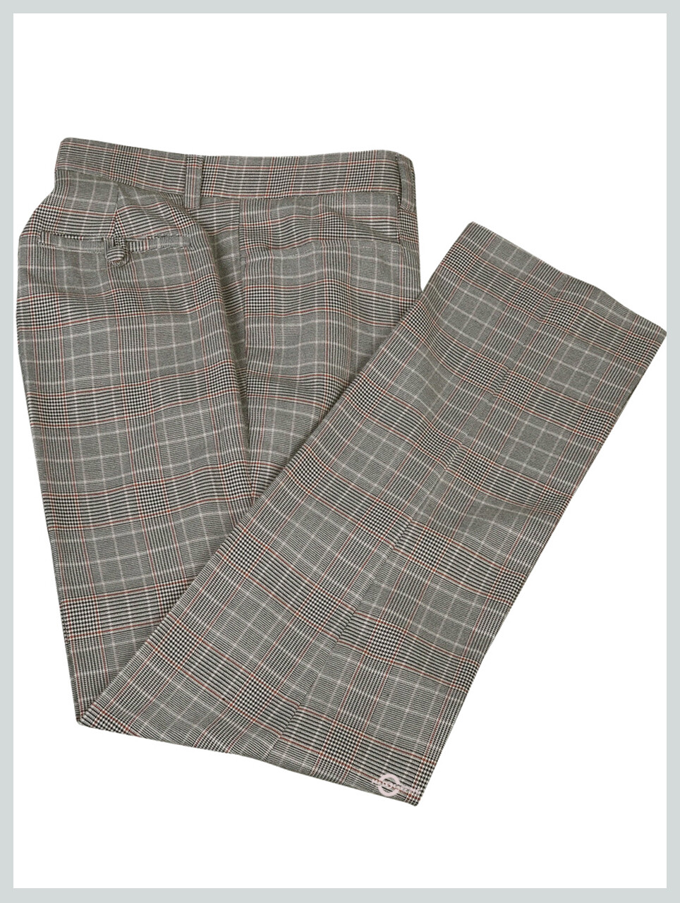 Mod Trouser | Beige  Prince Of Wales Check Trouser