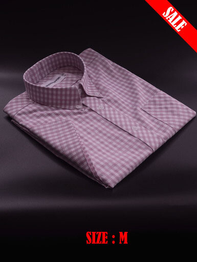 This Shirt Only Gingham Pink Color Shirt