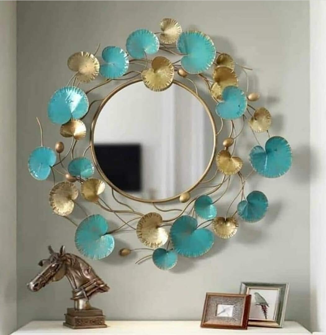Lotus leaf Blue Gold