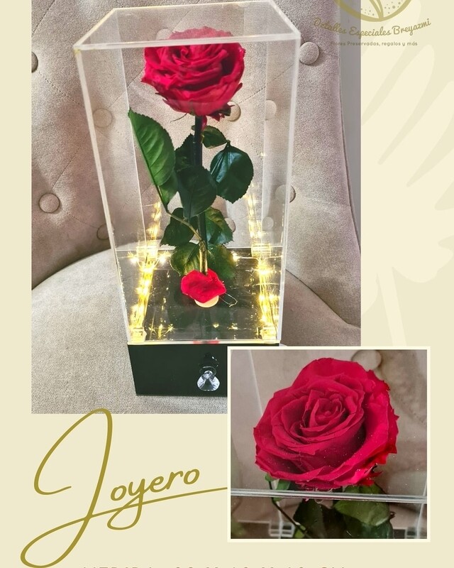 Joyero con Rosa