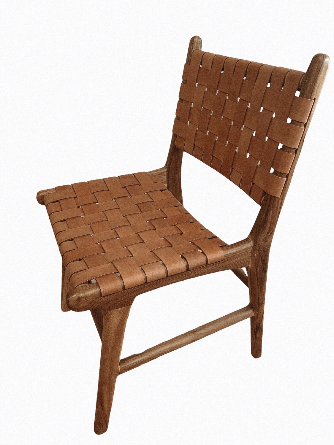 Dining Chair Tan Woven