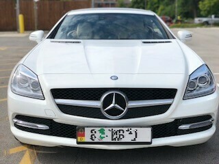 Sly Bracket for Mercedes-Benz models with mesh lower grille.