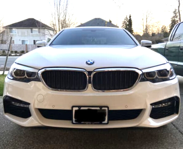 Sly Bracket for BMW models with mesh-style grille.