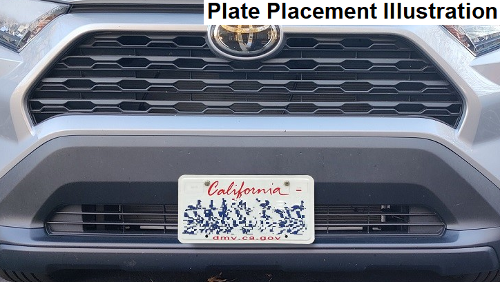 Sly Bracket fits Toyota models with horizontal slats lower grille.