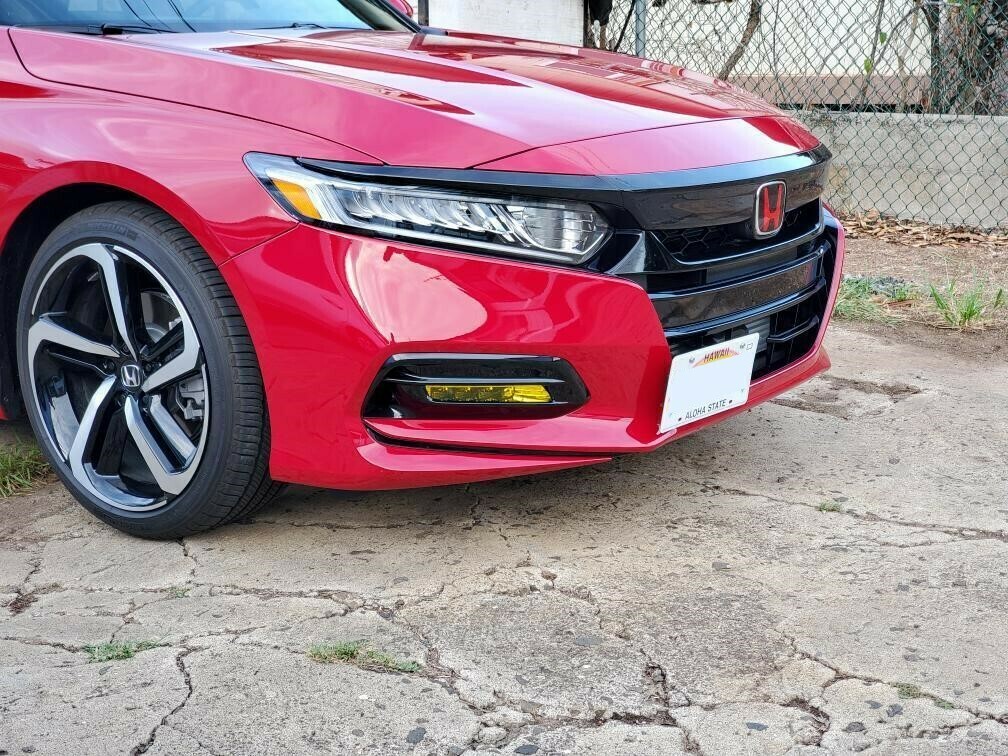 Sly Bracket fits 2018-2025 Honda Accord with horizontal slat lower grille.